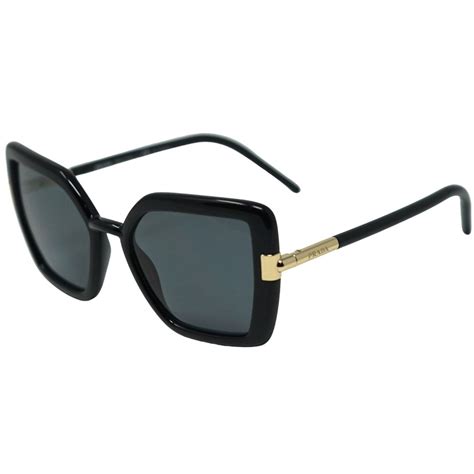 prada 0pr 09ws|Prada PR 09WS Women's Sunglasses Black/Polar Dark Grey 54.